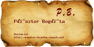 Pásztor Bogáta névjegykártya